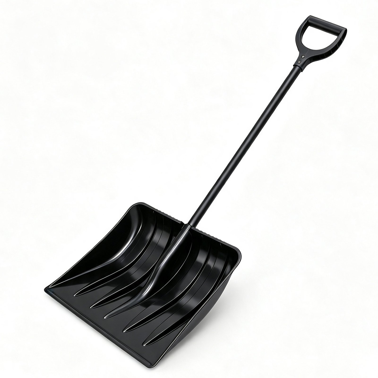 MATSKY MATSKY 19.5" Snow Shovel, 53" Heavy-Duty Winter Snow Pusher
